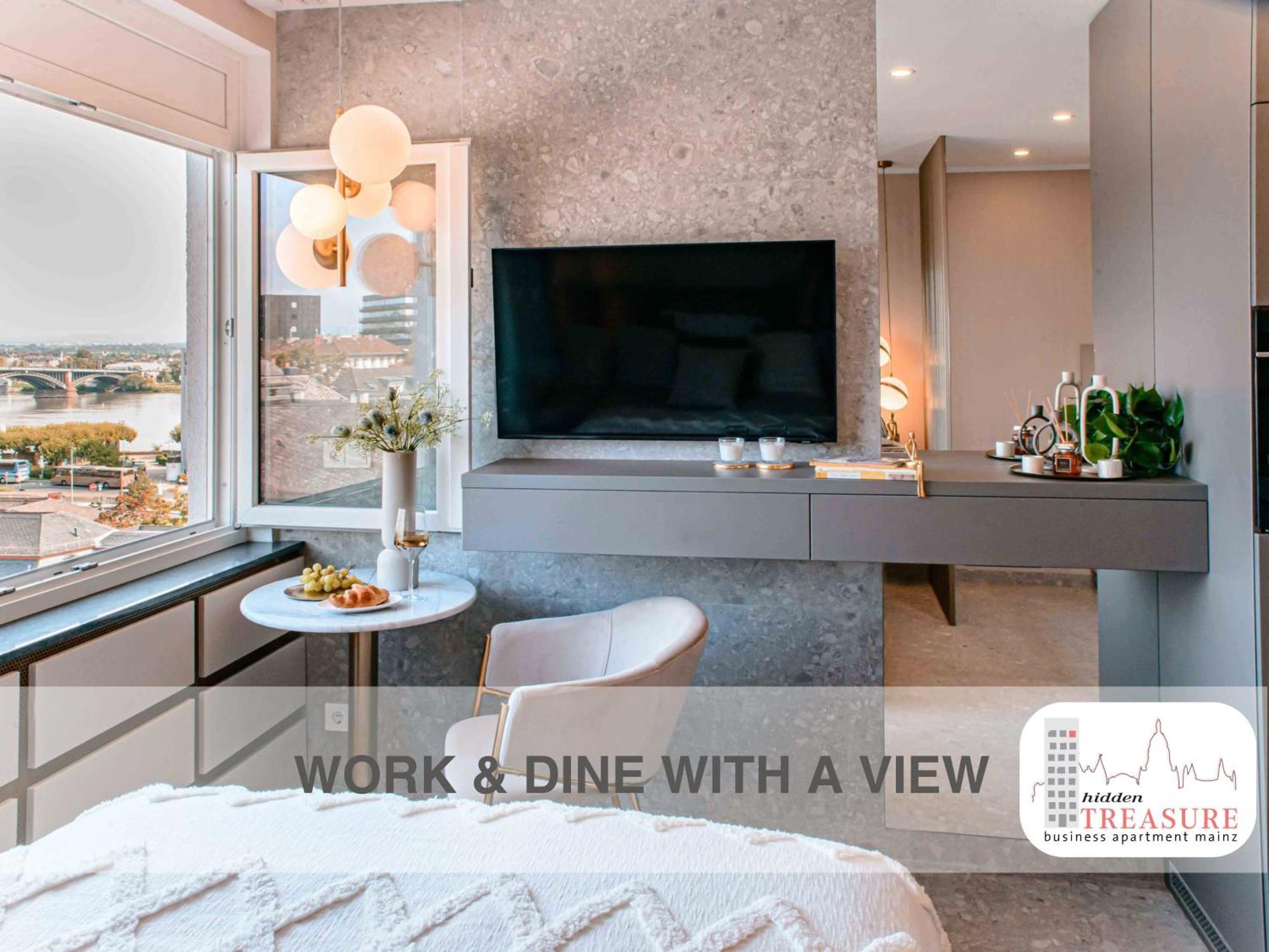 Hidden Treasure Business Apartment Mainz - Fantastic Rhine View In Center Of Mainz Old Town المظهر الخارجي الصورة